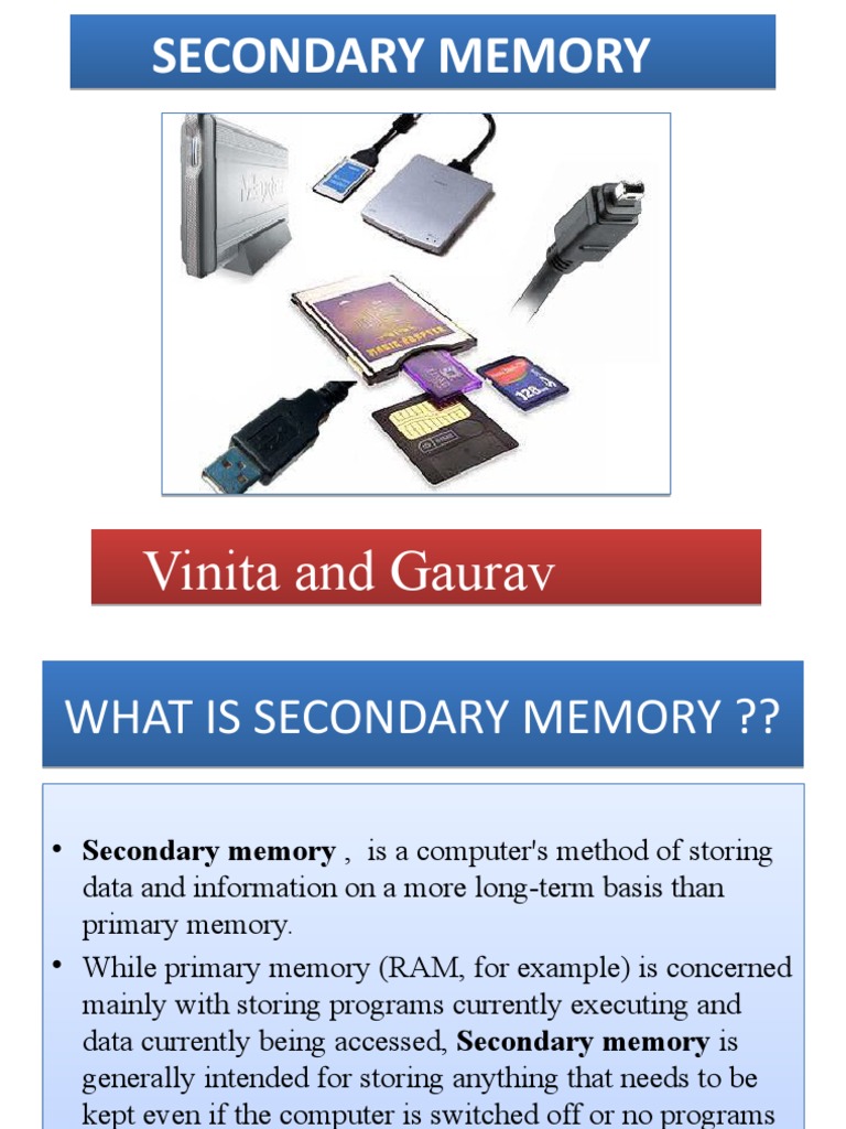 secondary memory