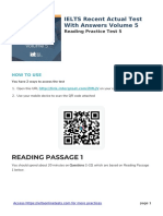 Reading Practice Test 5 - Vol 5