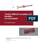 Justice Without Corruption Final Report 2017 PDF