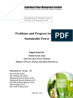 Problems and Progress Towards Sustainable Power: 2 Foundation Training Course