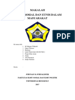 Makalah Sistem Sosial Dan Etnis Dalam Ma