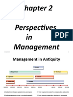 Perspectives in Management