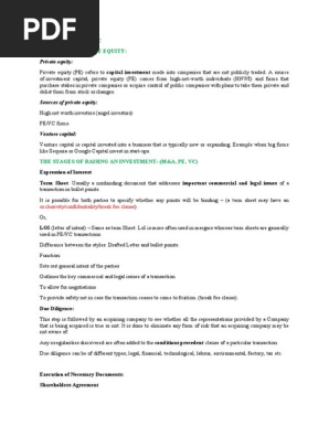 PRIVATE EQUITY DOC