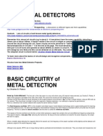 Basic Circuitry of Metal Detection