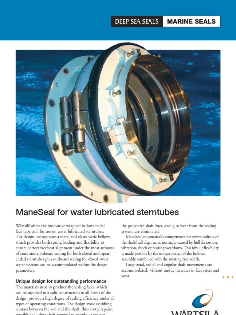 Maneseal | PDF | Bearing (Mechanical) | Manufactured Goods