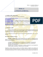 Tema 11 La Policía Judicial 1 PDF