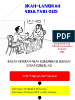 Langkah-Langkah Konsultasi Gizi PDF