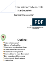Carbon Fiber Reinforced Concrete (Carbocrete) : Seminar Presentation