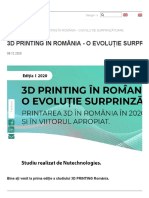3D PRINTING ÎN ROMÂNIA - O EVOLUȚIE SURPRINZĂTOARE - Noutăţi - Nutechnologies