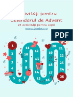 Calendar Advent Activitati JouJou PDF