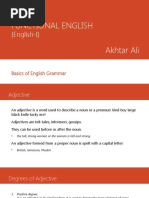 Basics of English Grammar-lecture 2