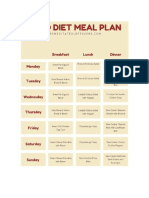 keto diet meal plan