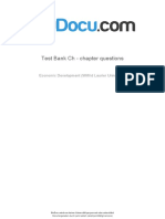 Test Bank CH - Chapter Questions Test Bank CH - Chapter Questions