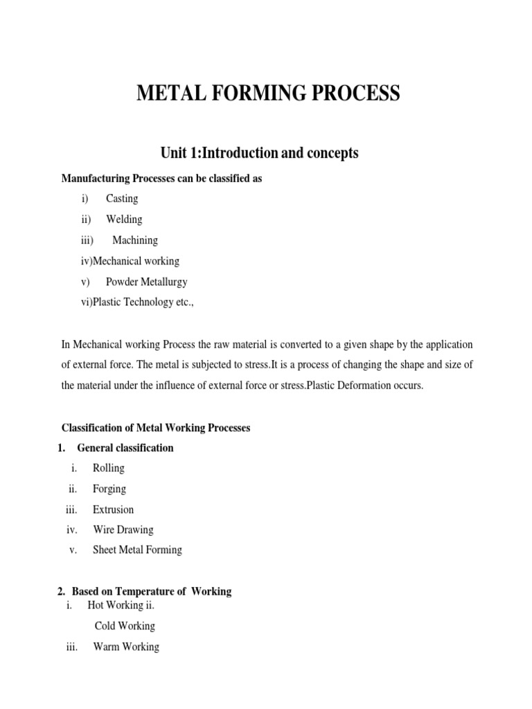 metal-forming-process-notes-pdf-pdf-yield-engineering