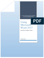 Using Microsoft Word 2017: Inserting Graphics Guide