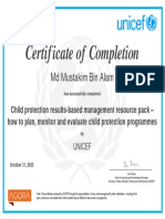 Child Protection RBM - Course Certificate PDF