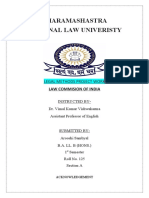 Dharamashastra National Law Univeristy: Legal Methods Project Work