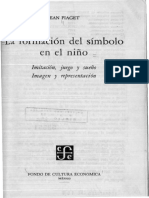 Piaget - La Formación Del Símbolo en El Niño