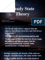 Steady State Theory: Ms. Charry Cervantes Maximo Estrella Senior High School