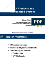 ITA Products and Harmonized System: Jürgen Richtering