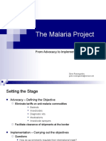 The Malaria Project: From Advocacy To Implementation