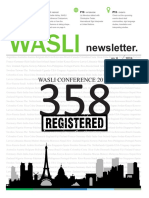 WASLI Newsletter #8 - 2019