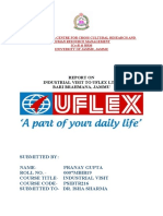 Industrial Visit To Uflex Report-Pranay