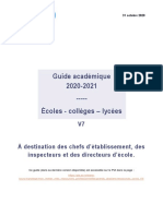 Guide académique Covid19 - 2020-2021 V7