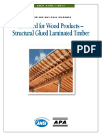 ANSI A190.1-2017 Standard For Wood Products - Structural Glued Laminated Timber PDF