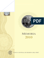 Memoria BCRP 2010