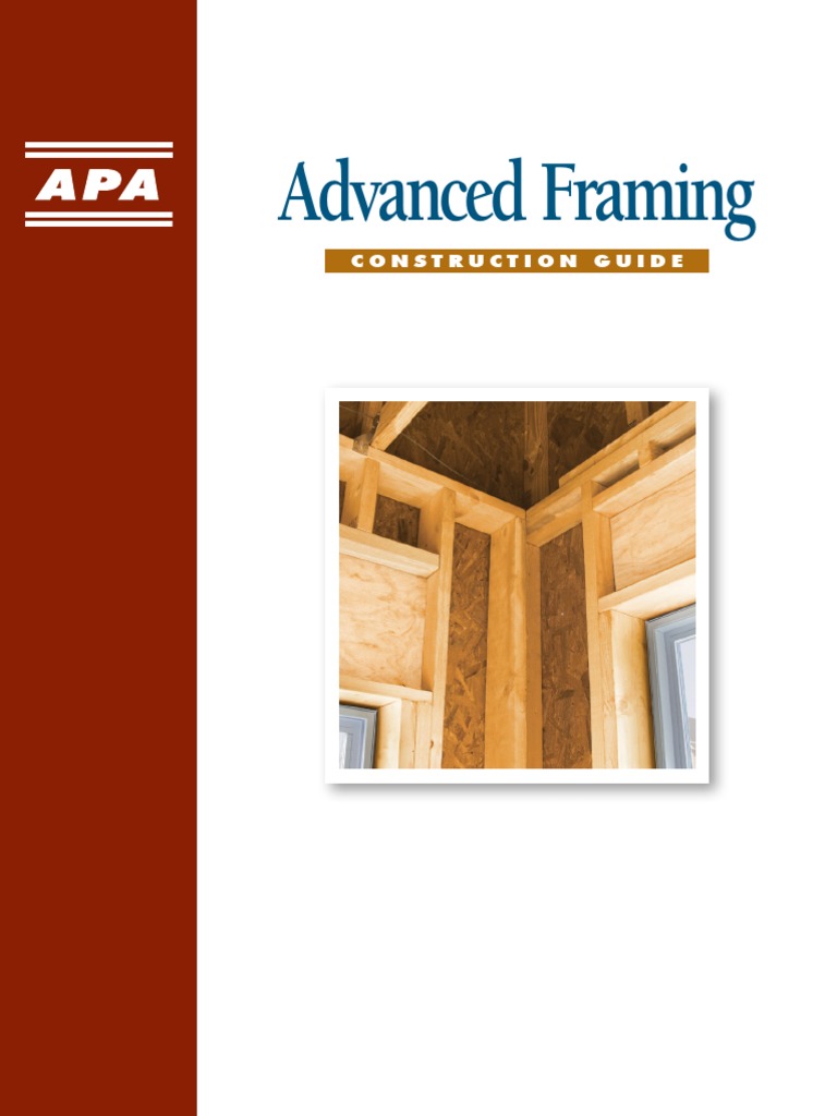M400Advanced Framing Construction Guide | PDF | Framing (Construction ...