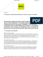 DPA - 10 Points On Micro in Installed Systems