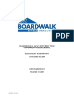 Boardwalk Real Estate Investment Trust Corporate Governance Manual