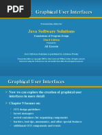 Chapter 9: Graphical User Interfaces