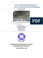 An Assignment On "Engineering Geology and Geotechnical Aspects of Karnaphuli Tunnel, Chittagong, Bangladesh"