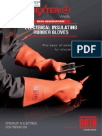 CATU CG 05 Class 00 Electrical Insulating Rubber Gloves IEC 60903 Leaflet 1 PDF