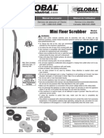 Mini Floor Scrubber: User's Manual Manual Del Usuario Manuel de L'utilisateur