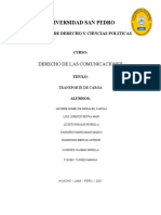 Universidad San Pedro: Derecho de Las Comunicaciones