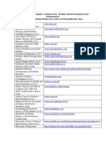 Useful Websites For Chapter 2: Resources For "Evidence-Based Nursing Practice: Fundamentals"