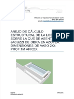PDF Memoria Calculo Estructural Piscina en Azotea DL