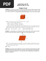 Homework The Gauss Law Solution