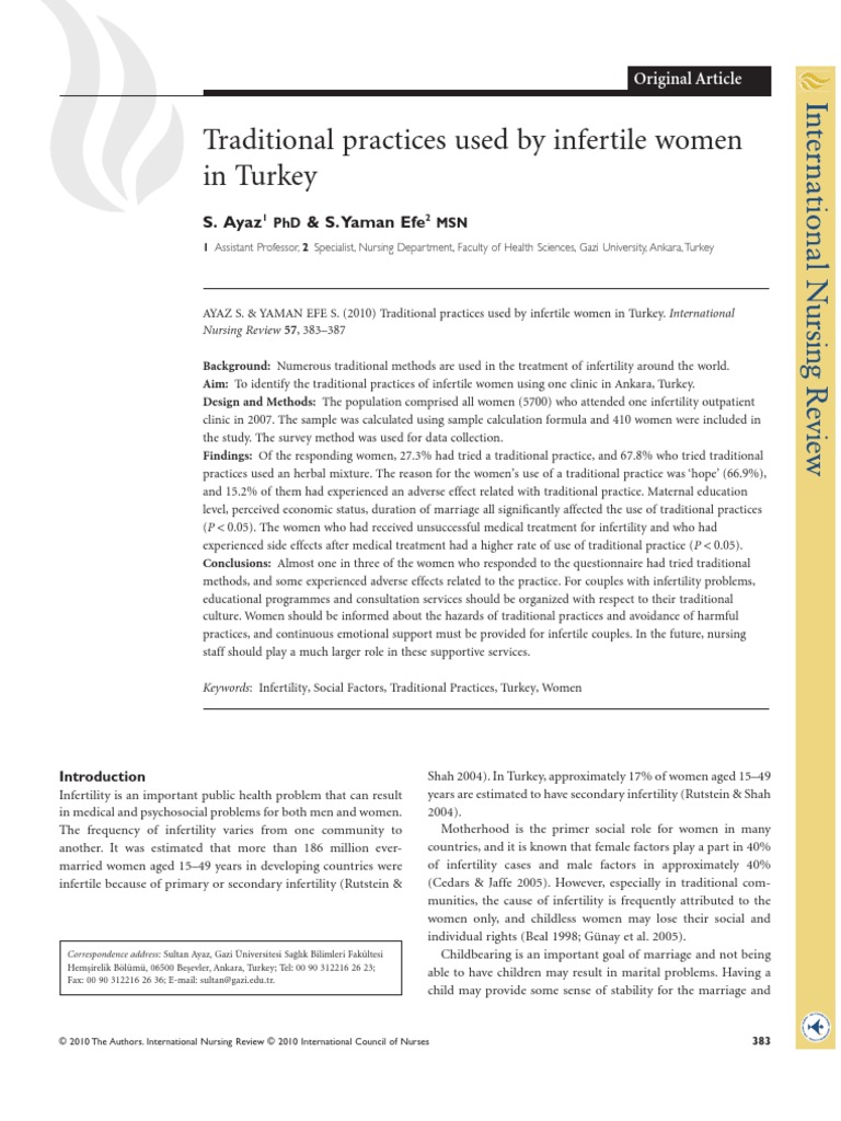 Infertility Women 1 | PDF | Infertility | Alternative Medicine
