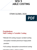 Variable Costing Sesi 5