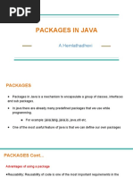 Packages in Java: A.Hemlathadhevi