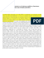 Impacto Del Envejecimiento en El Sistema Auditivo y Funciones Cognitivas Relacionadas