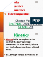 Kinesics - 1 PDF