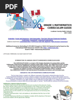 Math Grade 1 Mathematics FULL CG 17-18