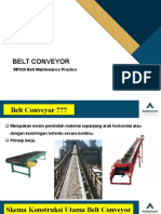 MF029 Belt Maintenance Practice Belt Conveyor