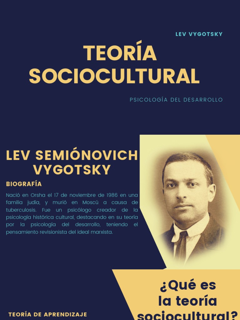 Teoría Sociocultural de Lev Vygotsky | PDF | Interacciones de ...