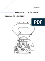 Manual de Utilizare: Rucsac Atomizor-Pulverizator